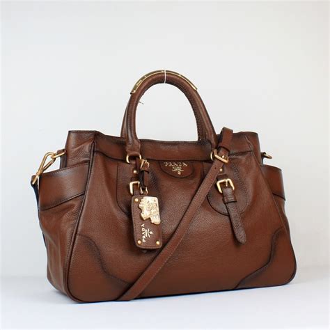 chocolate prada|Prada chocolate brown handbag.